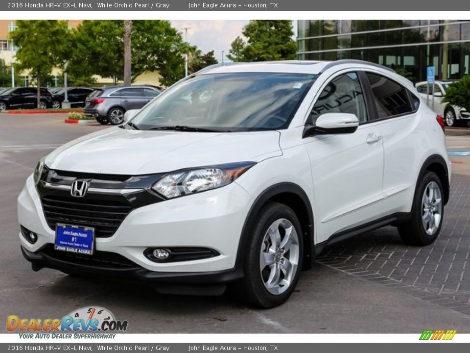 2016 Honda HR-V EX-L Navi White Orchid Pearl / Gray Photo #3