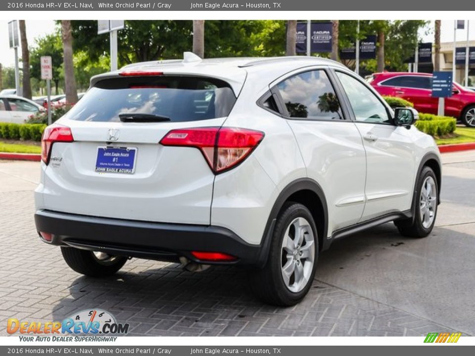 2016 Honda HR-V EX-L Navi White Orchid Pearl / Gray Photo #7