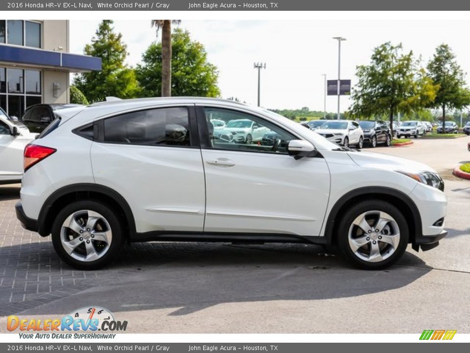 2016 Honda HR-V EX-L Navi White Orchid Pearl / Gray Photo #8