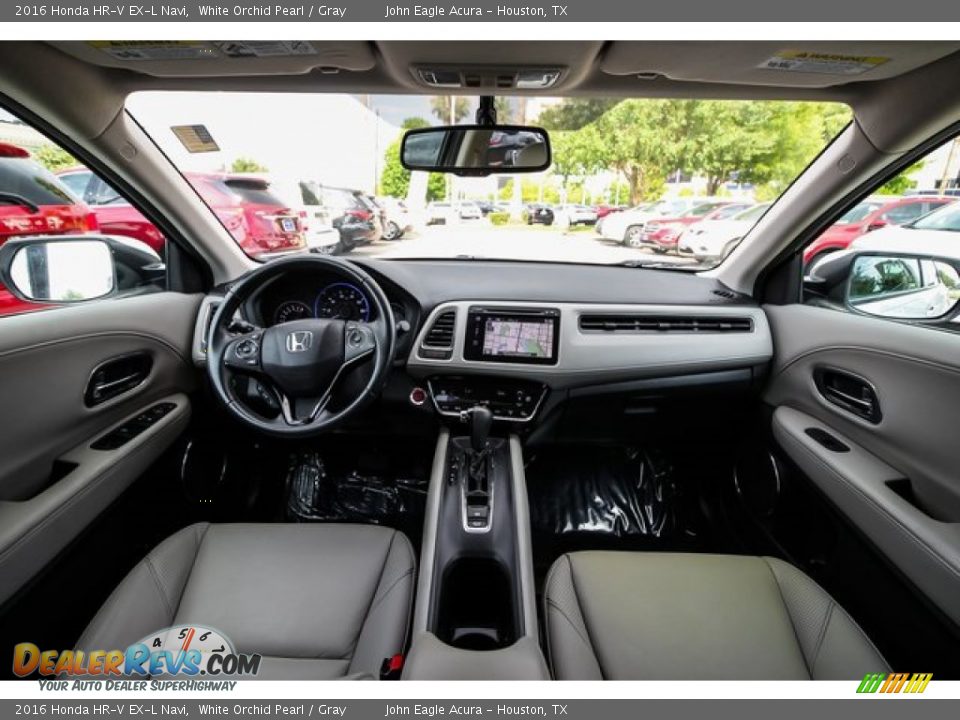 2016 Honda HR-V EX-L Navi White Orchid Pearl / Gray Photo #9