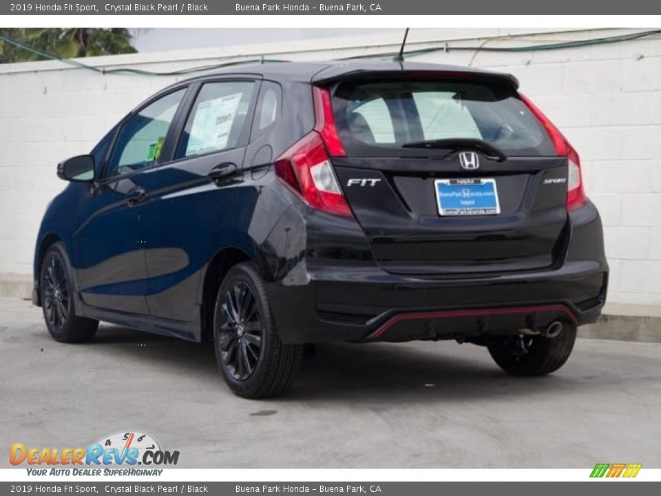 2019 Honda Fit Sport Crystal Black Pearl / Black Photo #2