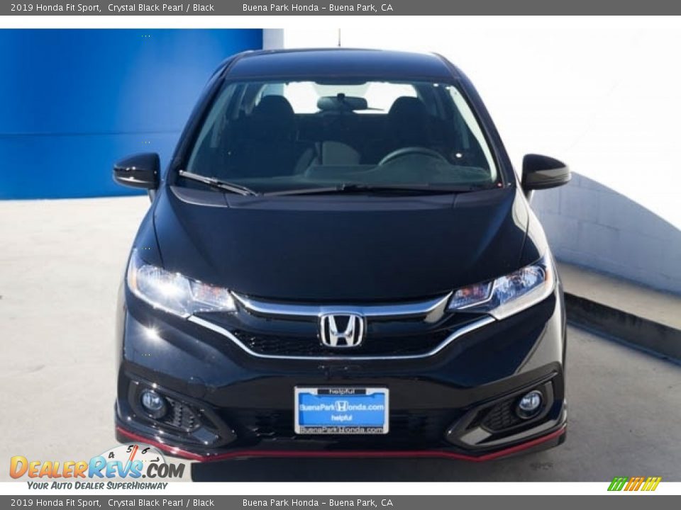 2019 Honda Fit Sport Crystal Black Pearl / Black Photo #3