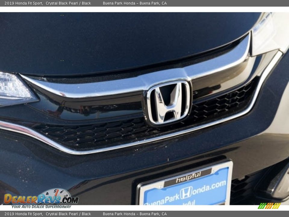 2019 Honda Fit Sport Crystal Black Pearl / Black Photo #4