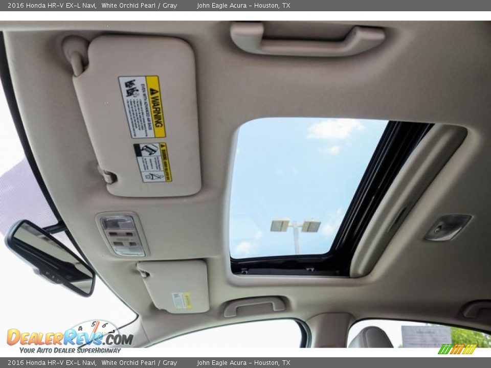 2016 Honda HR-V EX-L Navi White Orchid Pearl / Gray Photo #17