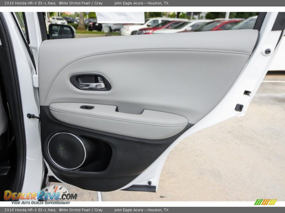 2016 Honda HR-V EX-L Navi White Orchid Pearl / Gray Photo #23