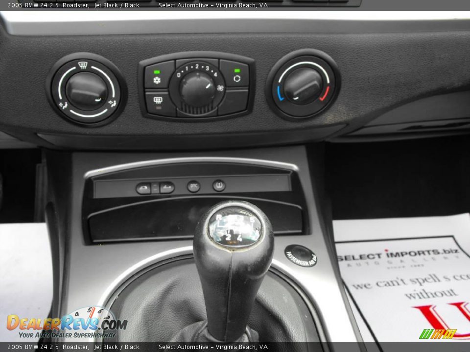 2005 BMW Z4 2.5i Roadster Jet Black / Black Photo #20