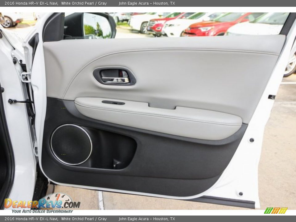 2016 Honda HR-V EX-L Navi White Orchid Pearl / Gray Photo #26