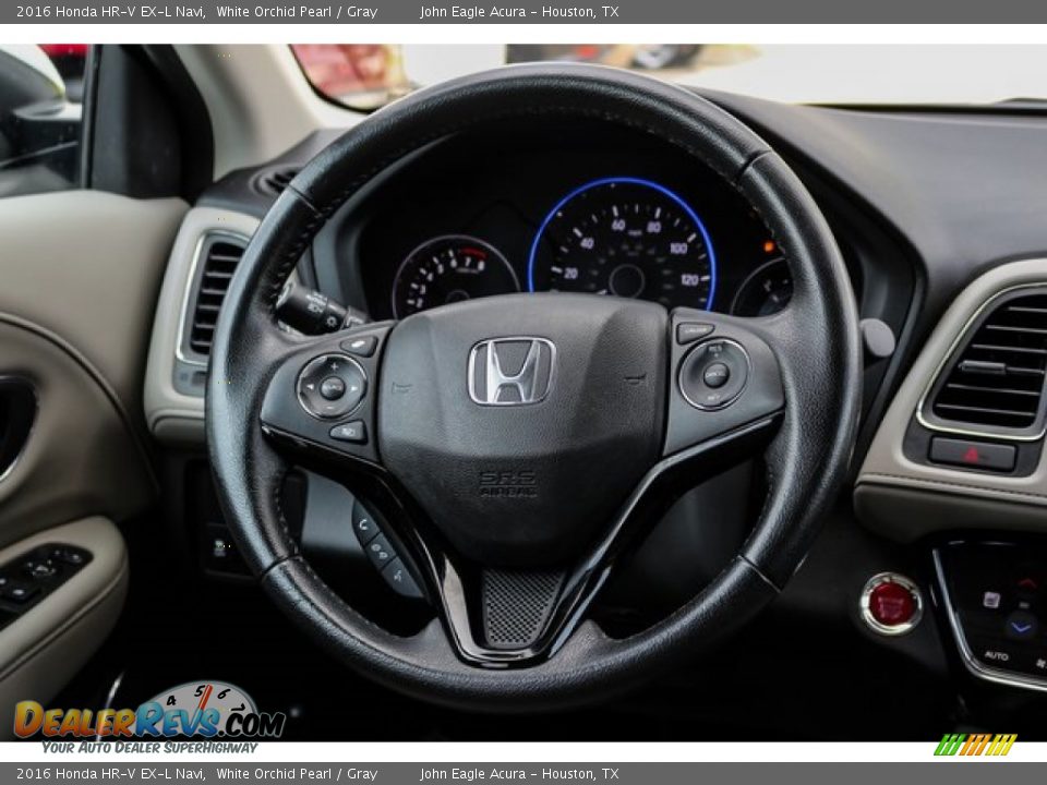 2016 Honda HR-V EX-L Navi White Orchid Pearl / Gray Photo #29