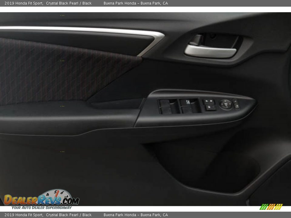 2019 Honda Fit Sport Crystal Black Pearl / Black Photo #28