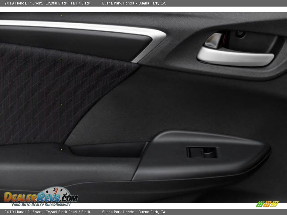2019 Honda Fit Sport Crystal Black Pearl / Black Photo #30