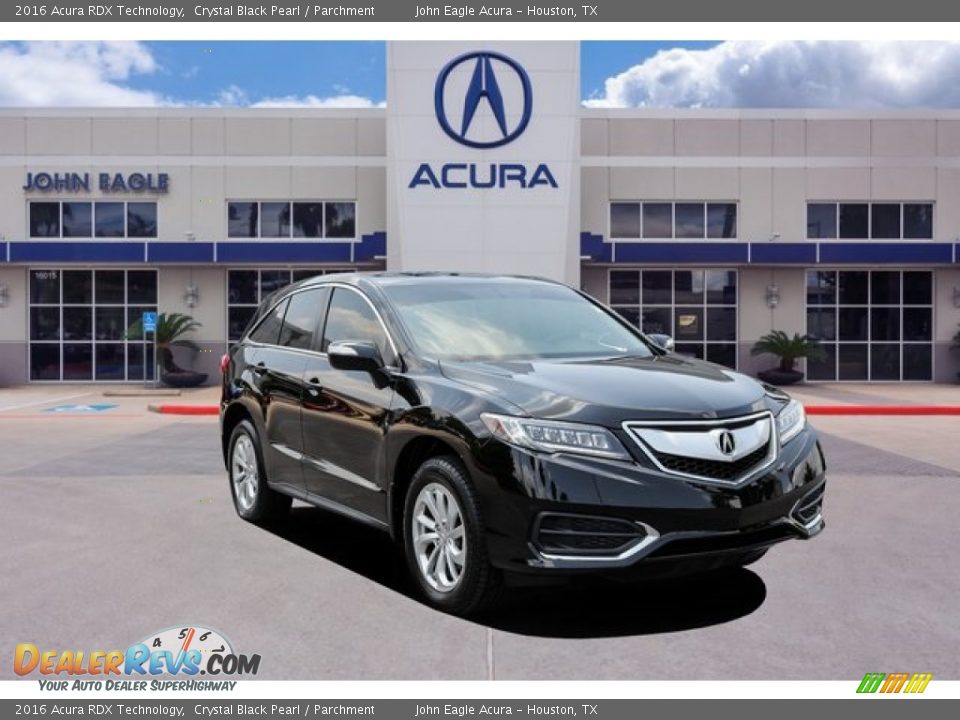 2016 Acura RDX Technology Crystal Black Pearl / Parchment Photo #1