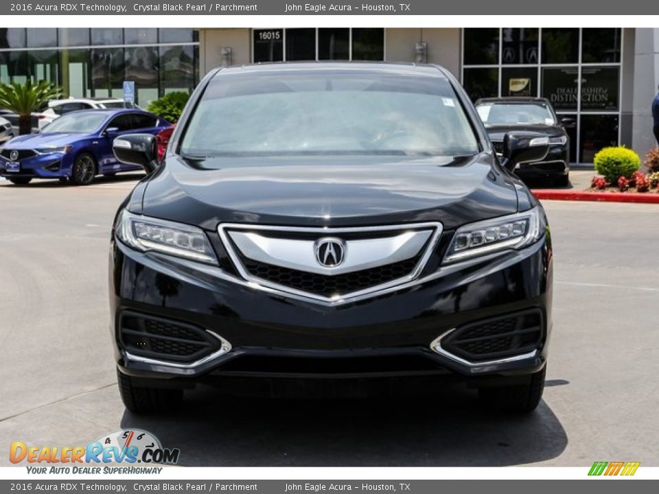 2016 Acura RDX Technology Crystal Black Pearl / Parchment Photo #2