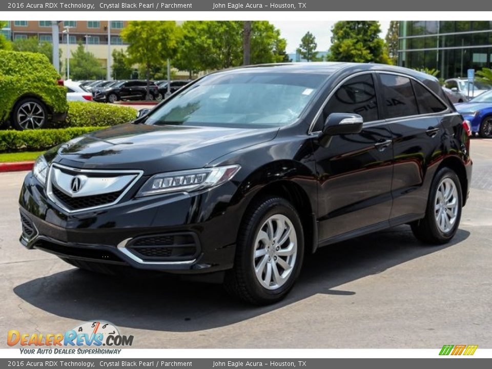 2016 Acura RDX Technology Crystal Black Pearl / Parchment Photo #3
