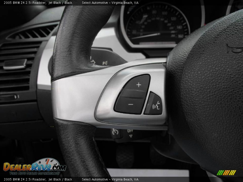 2005 BMW Z4 2.5i Roadster Jet Black / Black Photo #22