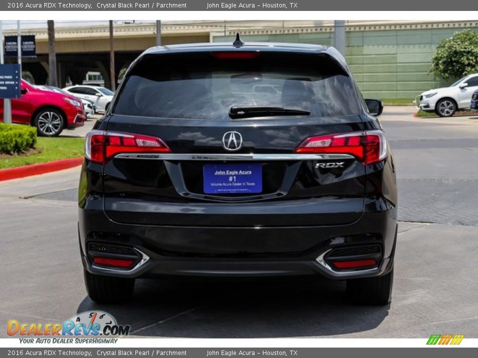 2016 Acura RDX Technology Crystal Black Pearl / Parchment Photo #6