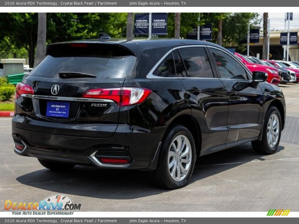 2016 Acura RDX Technology Crystal Black Pearl / Parchment Photo #7