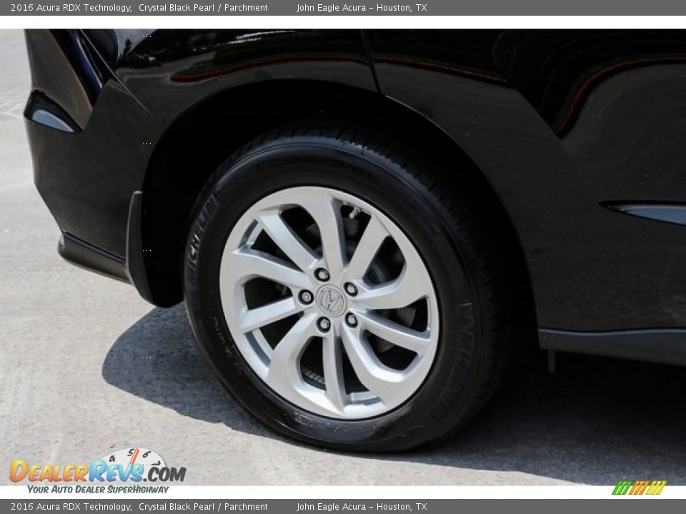 2016 Acura RDX Technology Crystal Black Pearl / Parchment Photo #10