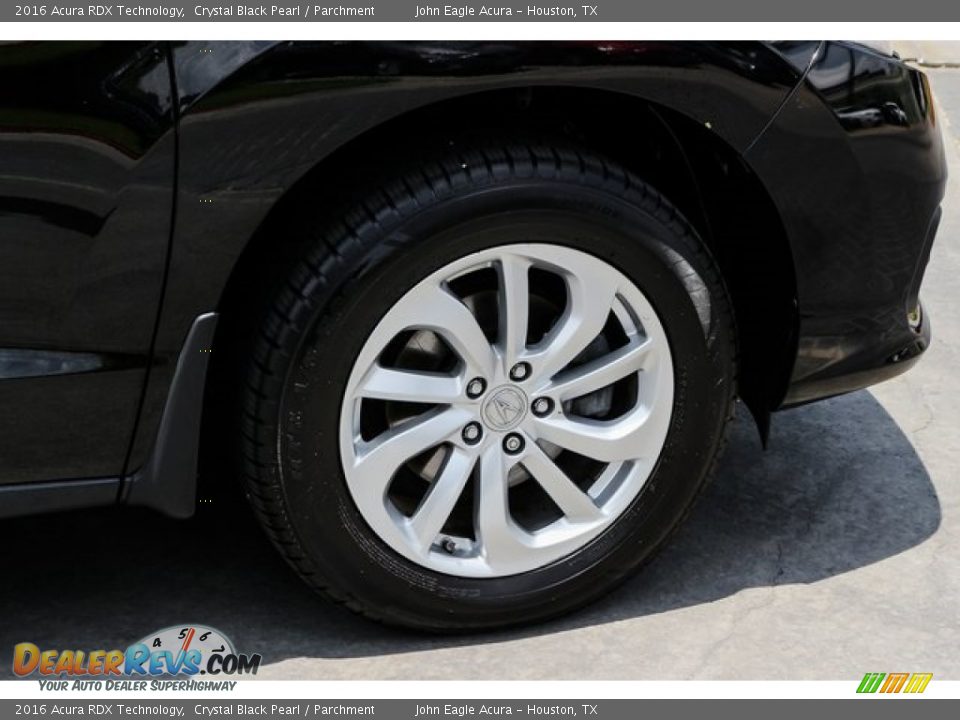 2016 Acura RDX Technology Crystal Black Pearl / Parchment Photo #11