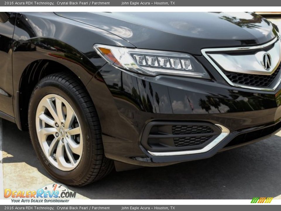 2016 Acura RDX Technology Crystal Black Pearl / Parchment Photo #12