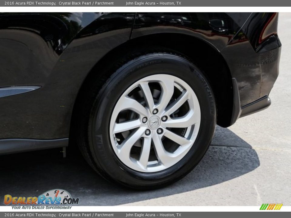 2016 Acura RDX Technology Crystal Black Pearl / Parchment Photo #13