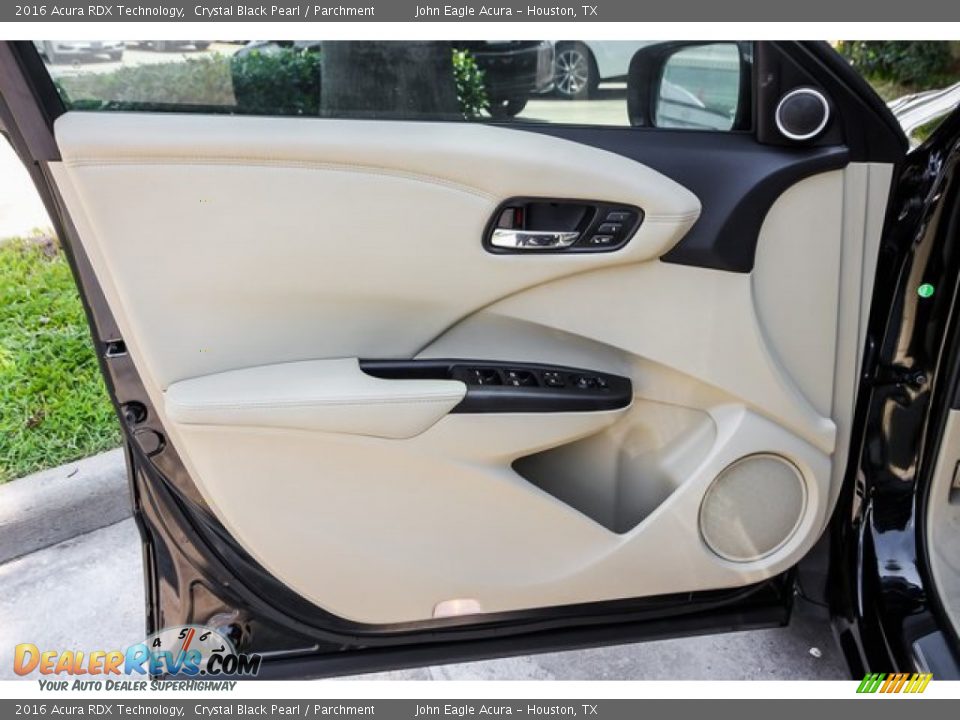 2016 Acura RDX Technology Crystal Black Pearl / Parchment Photo #18