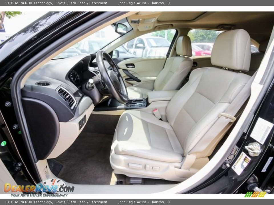 2016 Acura RDX Technology Crystal Black Pearl / Parchment Photo #19