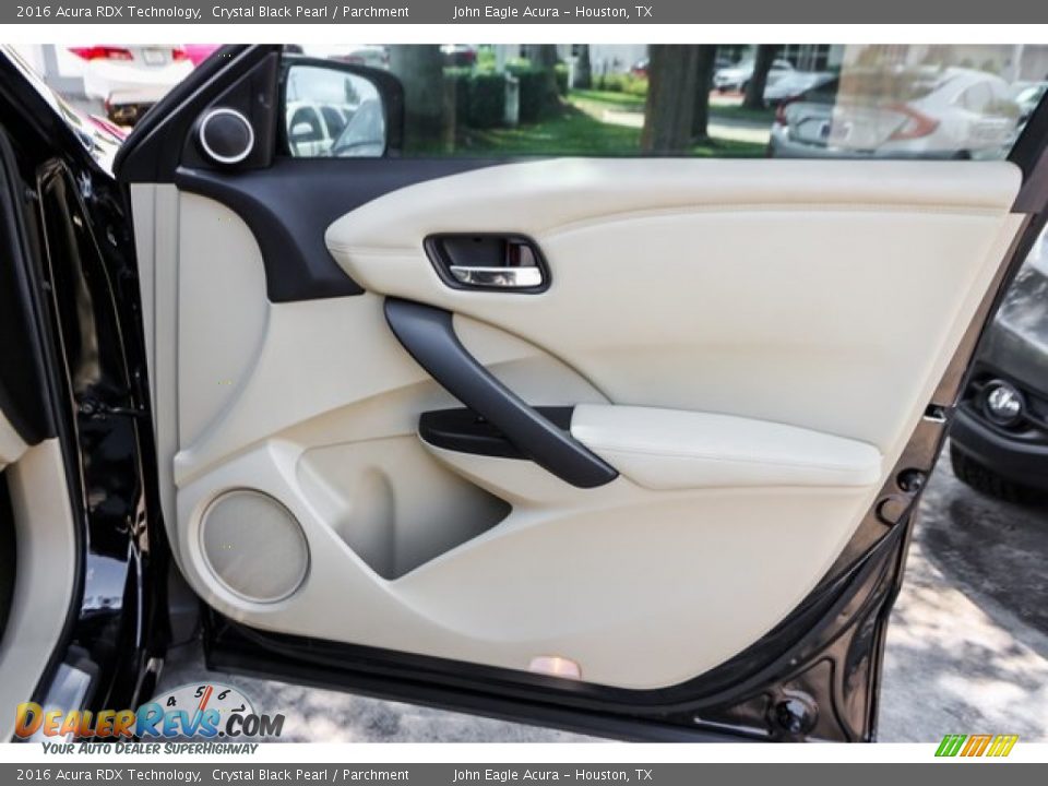 2016 Acura RDX Technology Crystal Black Pearl / Parchment Photo #26