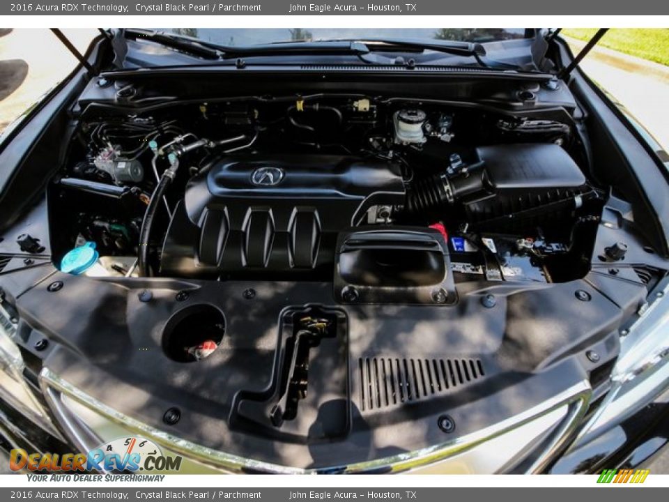 2016 Acura RDX Technology Crystal Black Pearl / Parchment Photo #28