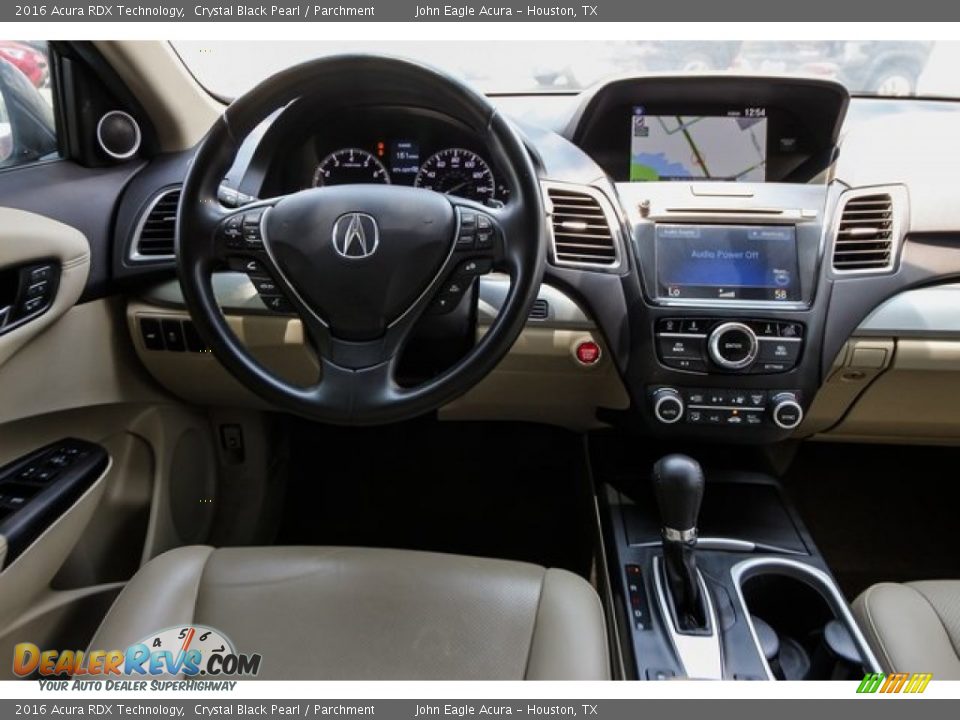 2016 Acura RDX Technology Crystal Black Pearl / Parchment Photo #30