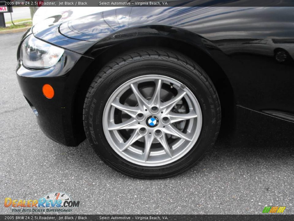 2005 BMW Z4 2.5i Roadster Jet Black / Black Photo #24