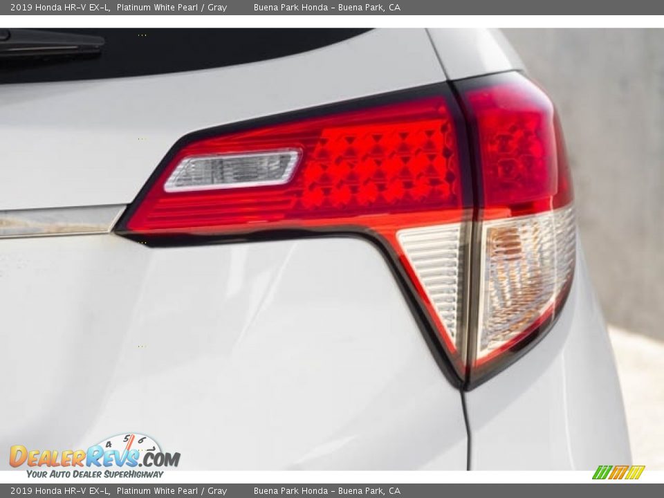 2019 Honda HR-V EX-L Platinum White Pearl / Gray Photo #7