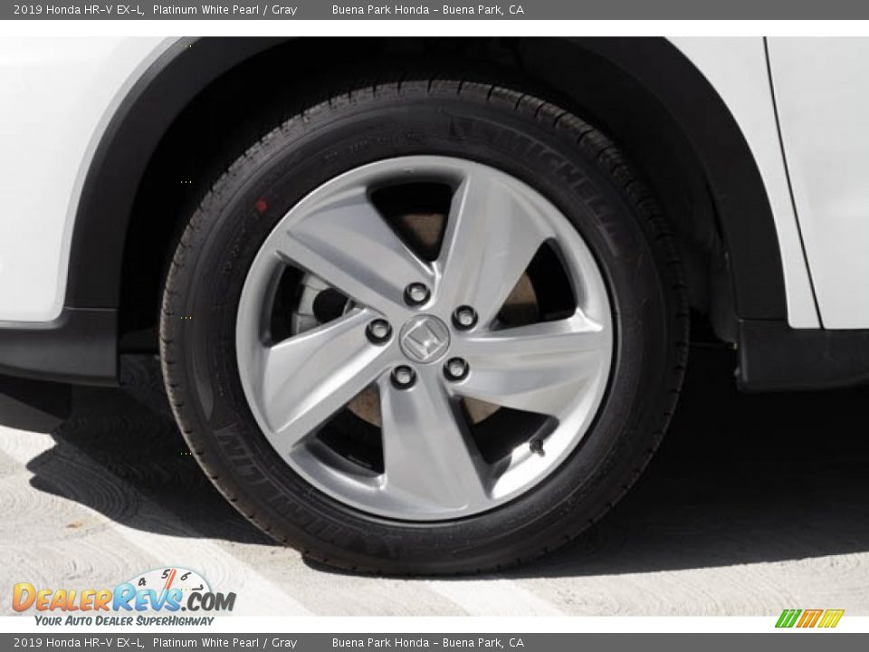 2019 Honda HR-V EX-L Platinum White Pearl / Gray Photo #11