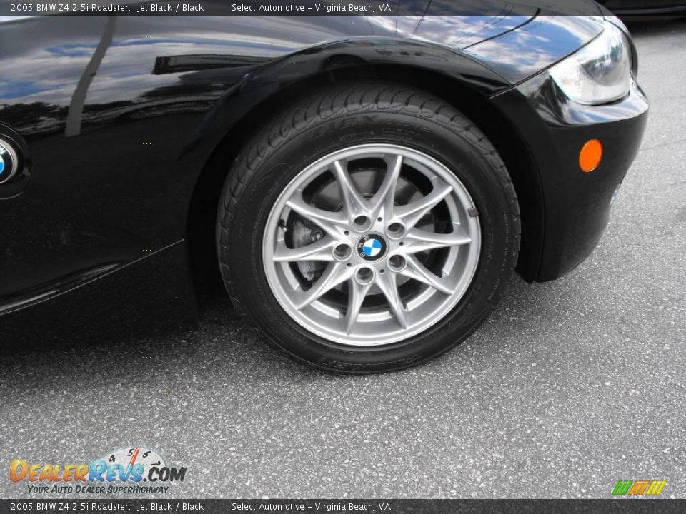 2005 BMW Z4 2.5i Roadster Jet Black / Black Photo #27