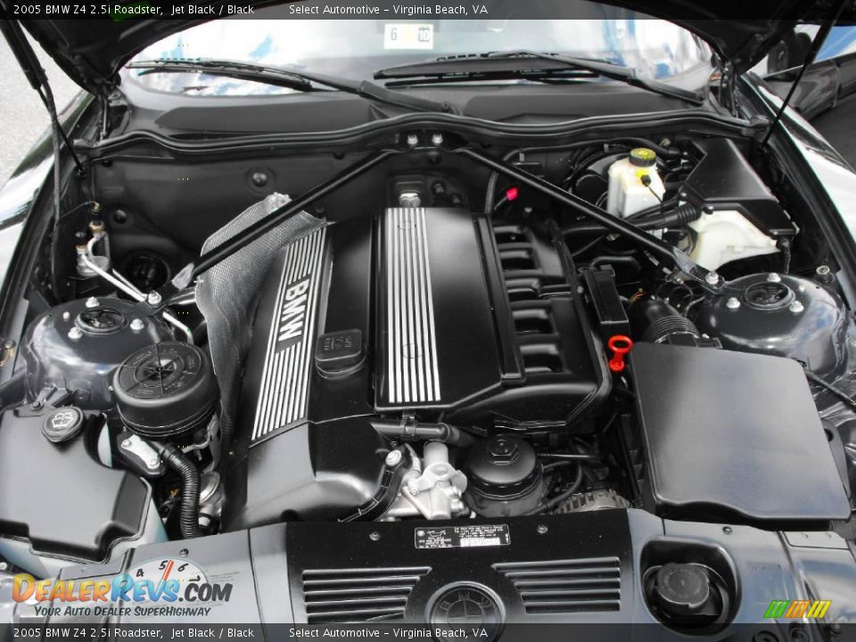 2005 BMW Z4 2.5i Roadster Jet Black / Black Photo #29