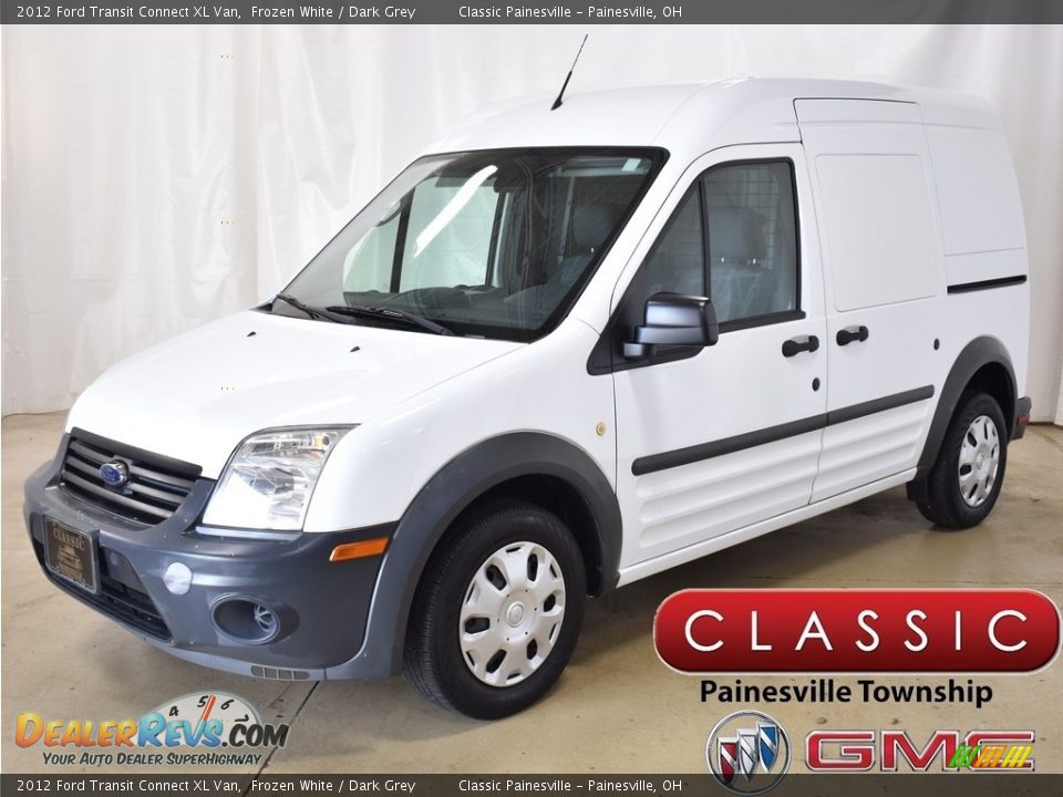 2012 Ford Transit Connect XL Van Frozen White / Dark Grey Photo #1