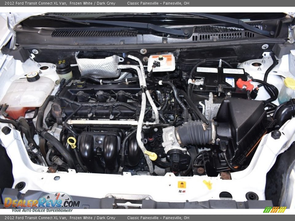 2012 Ford Transit Connect XL Van Frozen White / Dark Grey Photo #6