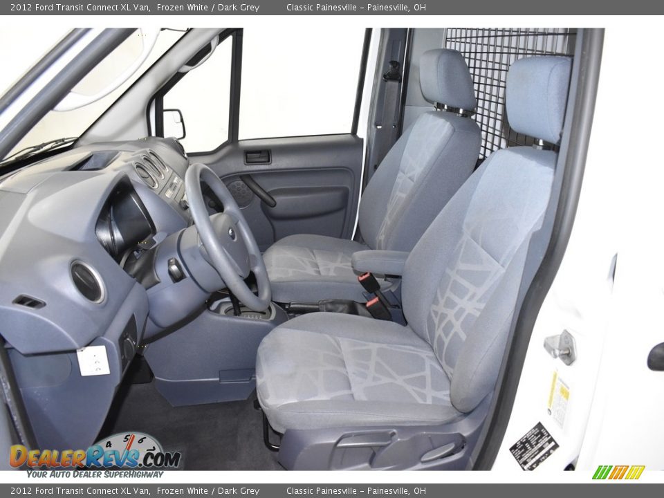 2012 Ford Transit Connect XL Van Frozen White / Dark Grey Photo #7