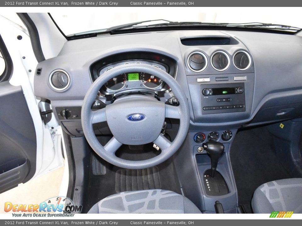 2012 Ford Transit Connect XL Van Frozen White / Dark Grey Photo #12