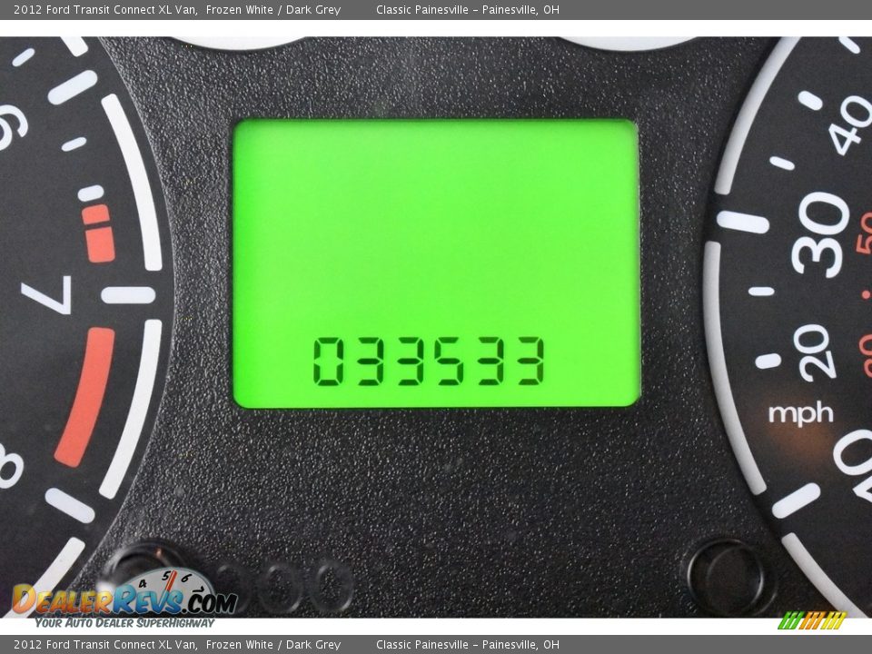 2012 Ford Transit Connect XL Van Frozen White / Dark Grey Photo #14