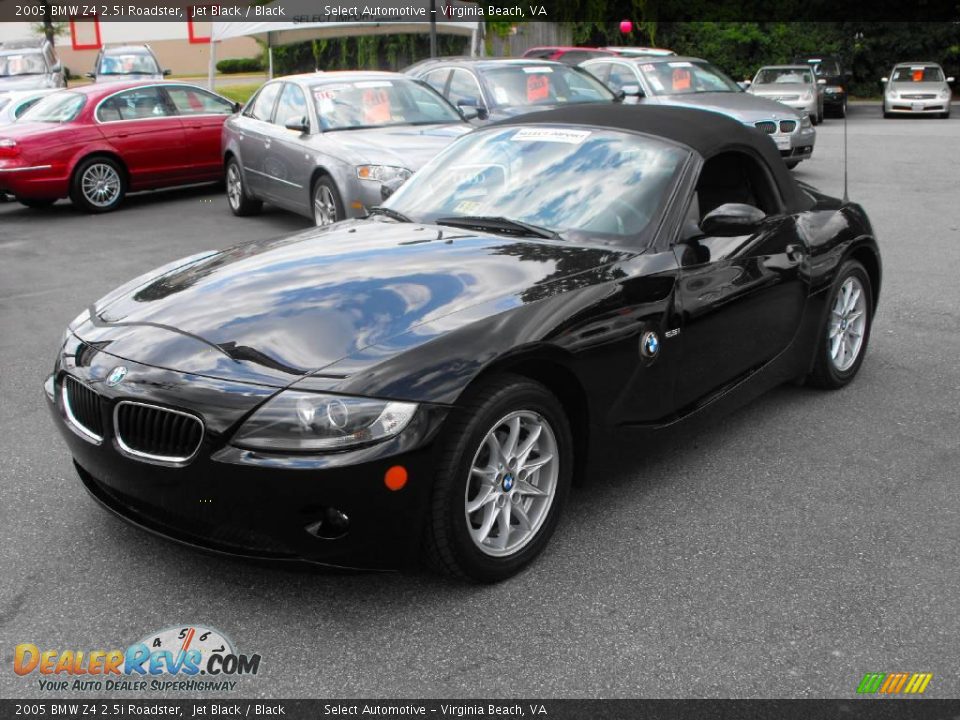 2005 BMW Z4 2.5i Roadster Jet Black / Black Photo #32