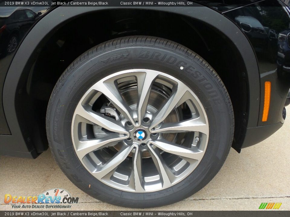 2019 BMW X3 xDrive30i Jet Black / Canberra Beige/Black Photo #2
