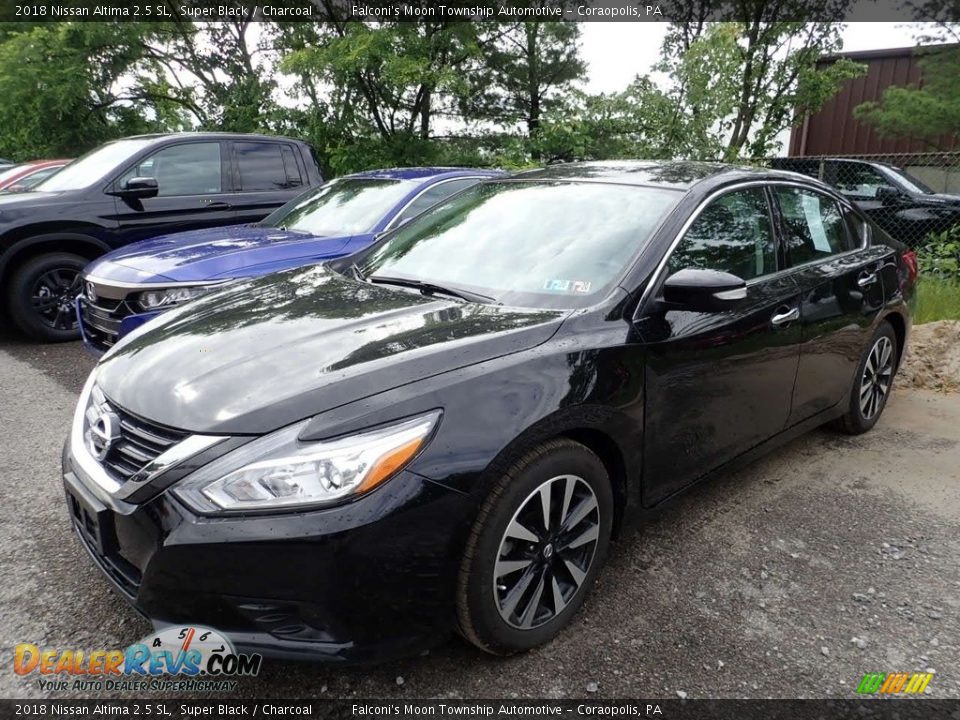 2018 Nissan Altima 2.5 SL Super Black / Charcoal Photo #1