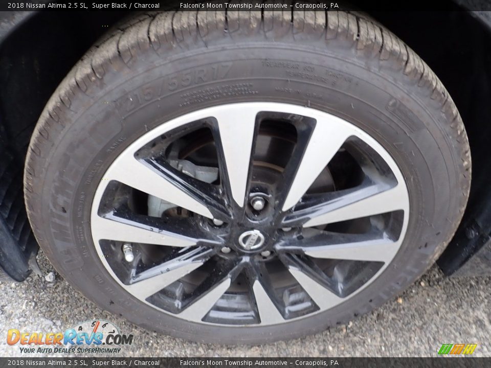 2018 Nissan Altima 2.5 SL Super Black / Charcoal Photo #2