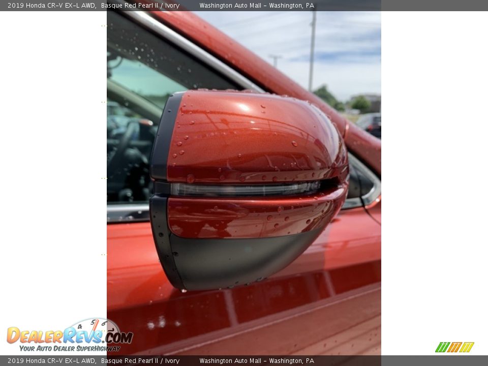 2019 Honda CR-V EX-L AWD Basque Red Pearl II / Ivory Photo #29