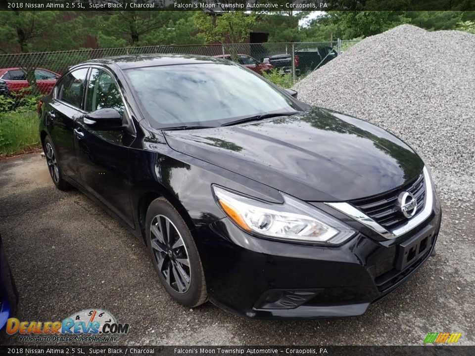 2018 Nissan Altima 2.5 SL Super Black / Charcoal Photo #4