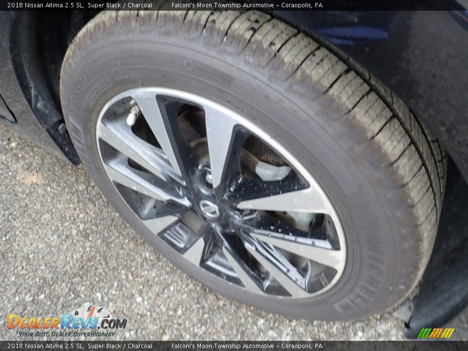 2018 Nissan Altima 2.5 SL Super Black / Charcoal Photo #5