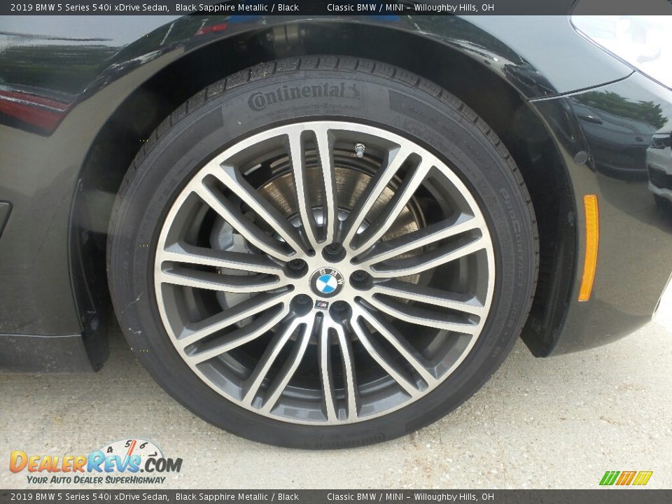 2019 BMW 5 Series 540i xDrive Sedan Black Sapphire Metallic / Black Photo #2