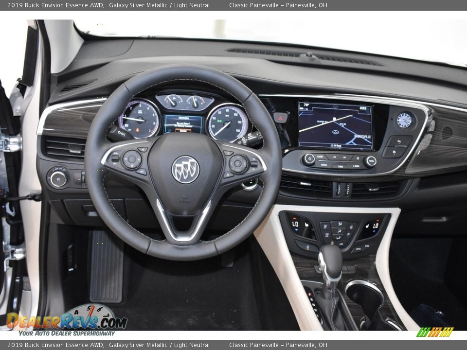 2019 Buick Envision Essence AWD Galaxy Silver Metallic / Light Neutral Photo #9