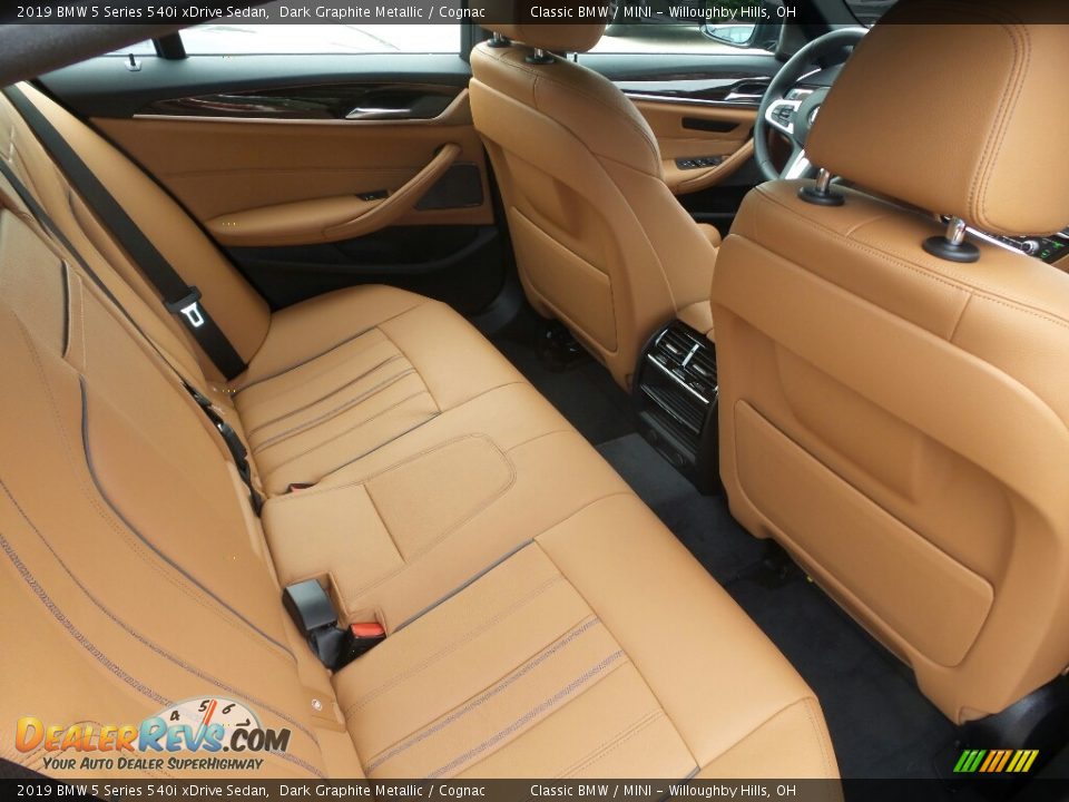 2019 BMW 5 Series 540i xDrive Sedan Dark Graphite Metallic / Cognac Photo #4