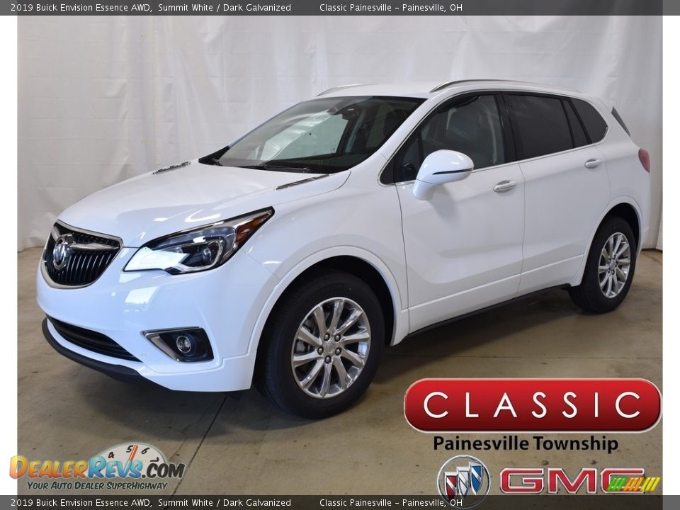 2019 Buick Envision Essence AWD Summit White / Dark Galvanized Photo #1
